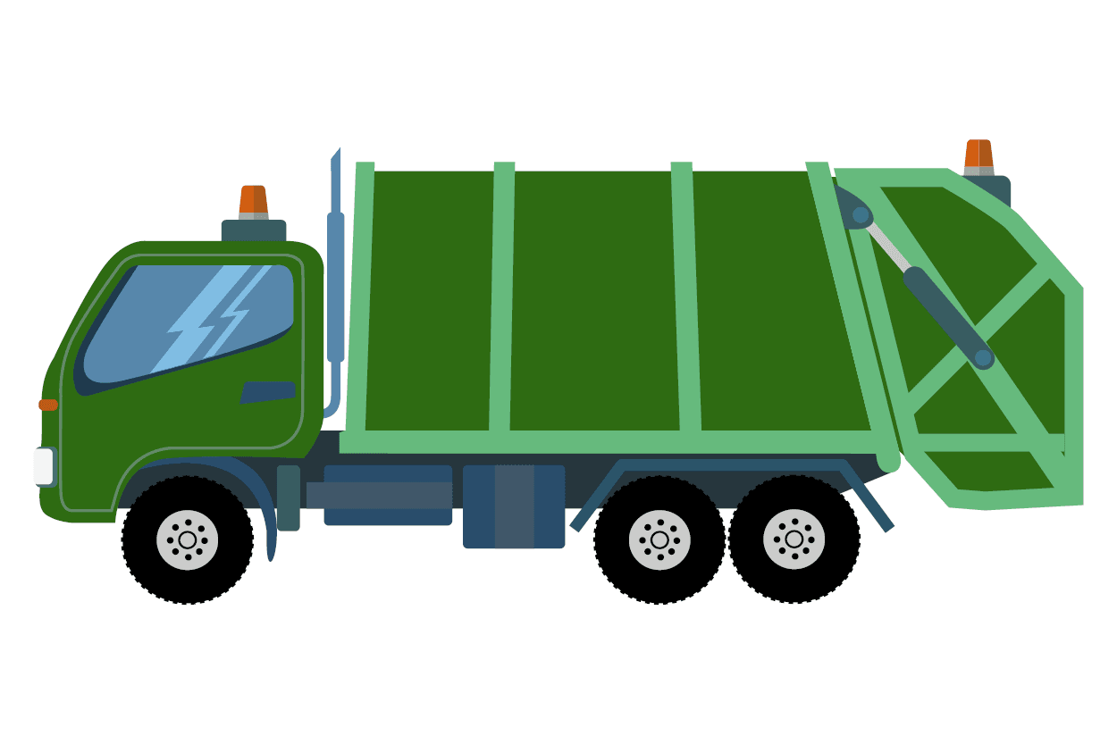 Image of garbage truck