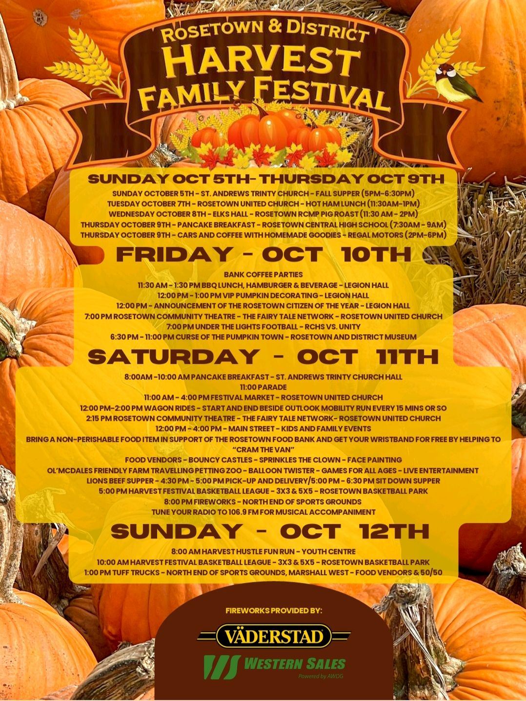 Harvest Festival 2025 poster