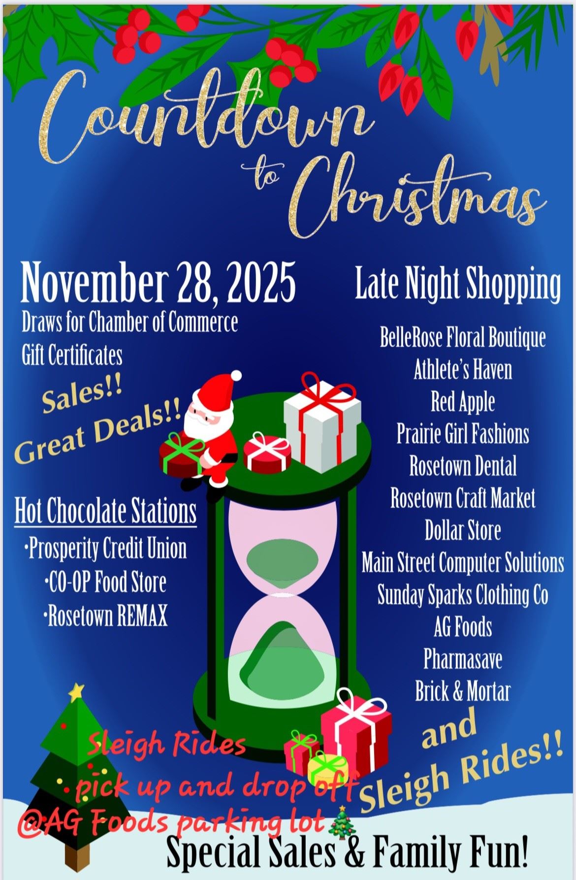 2025 countdown to Christmas poster