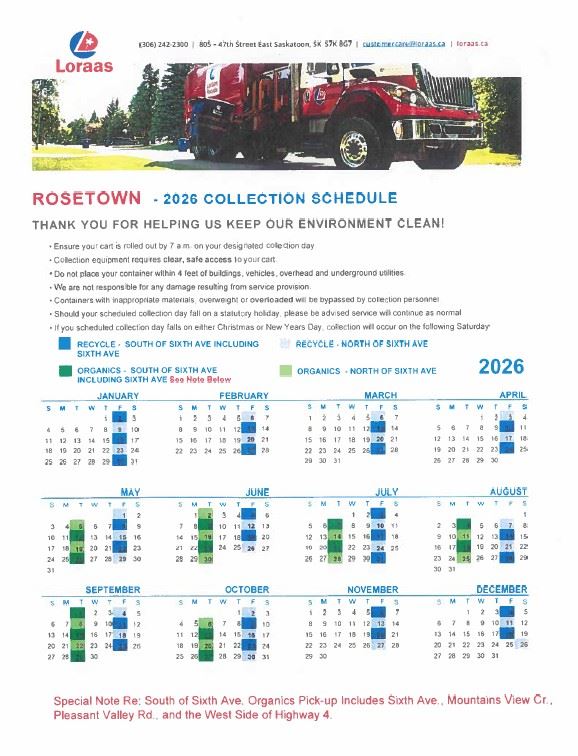 2026 Loraas Schedule